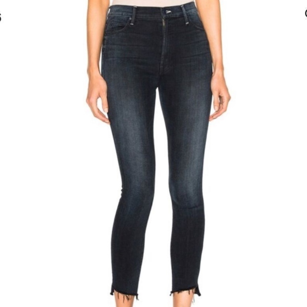 MOTHER Stunner Zip Ankle Step Fray